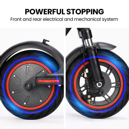 ALPHA Urban 10 Electric Scooter, 35km/h, Suspension, 35km Range, 10-Inch Wheels, Brushless Motor, Free APP, Motorised Commuter eScooter for Adults, Black