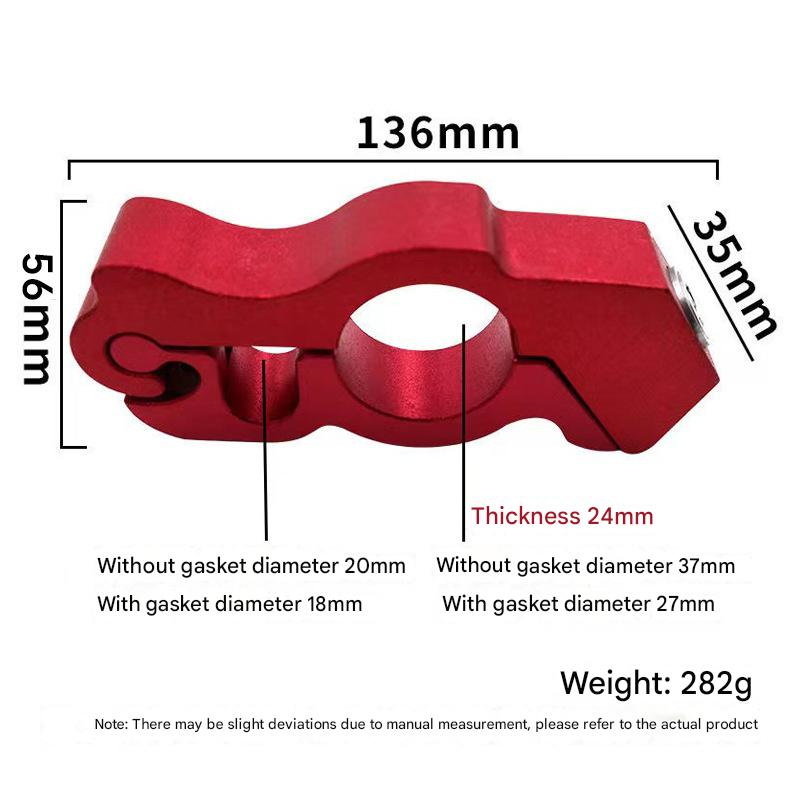 Motorcycle & Scooter Handlebar Grip Lock - Anti-Theft Brake Lever Lock(Gold)